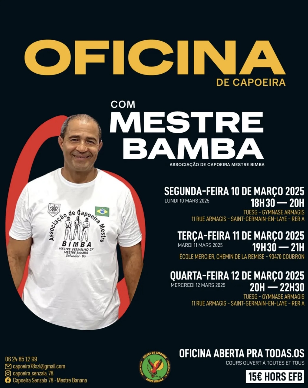 Stage avec Mestre Bamba