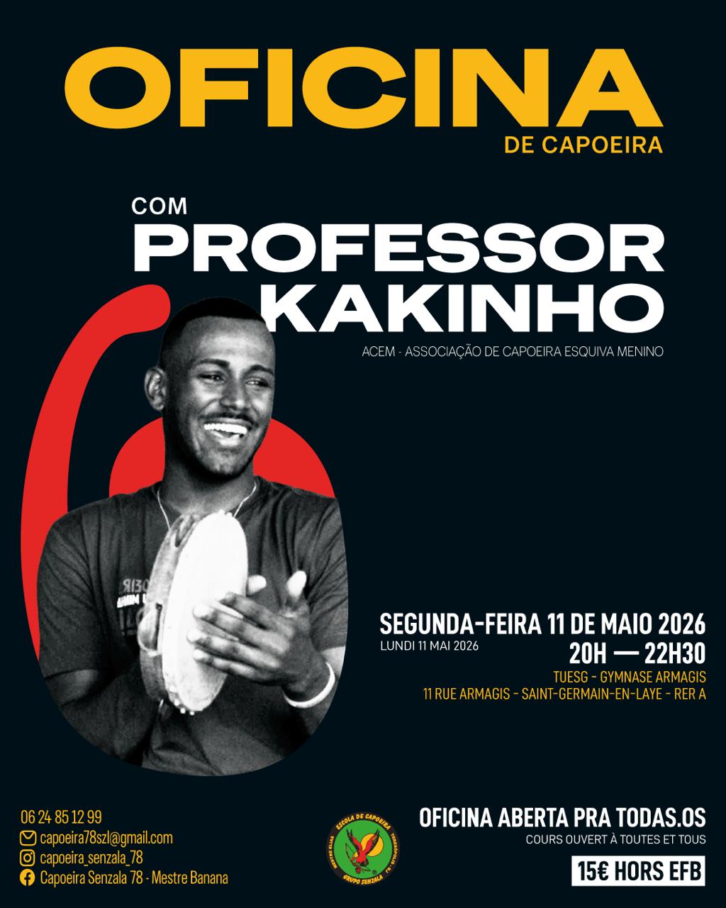 Oficina de Capoeira com Professor Kakinho